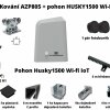 Sada kování AZP805 + pohon Husky1500 Wi-fi IoT až do 5,5 m průjezdu
